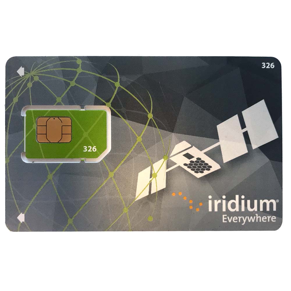Se requiere activación de la tarjeta SIM prepago Iridium - Verde [IRID-PP-SIM-DP]