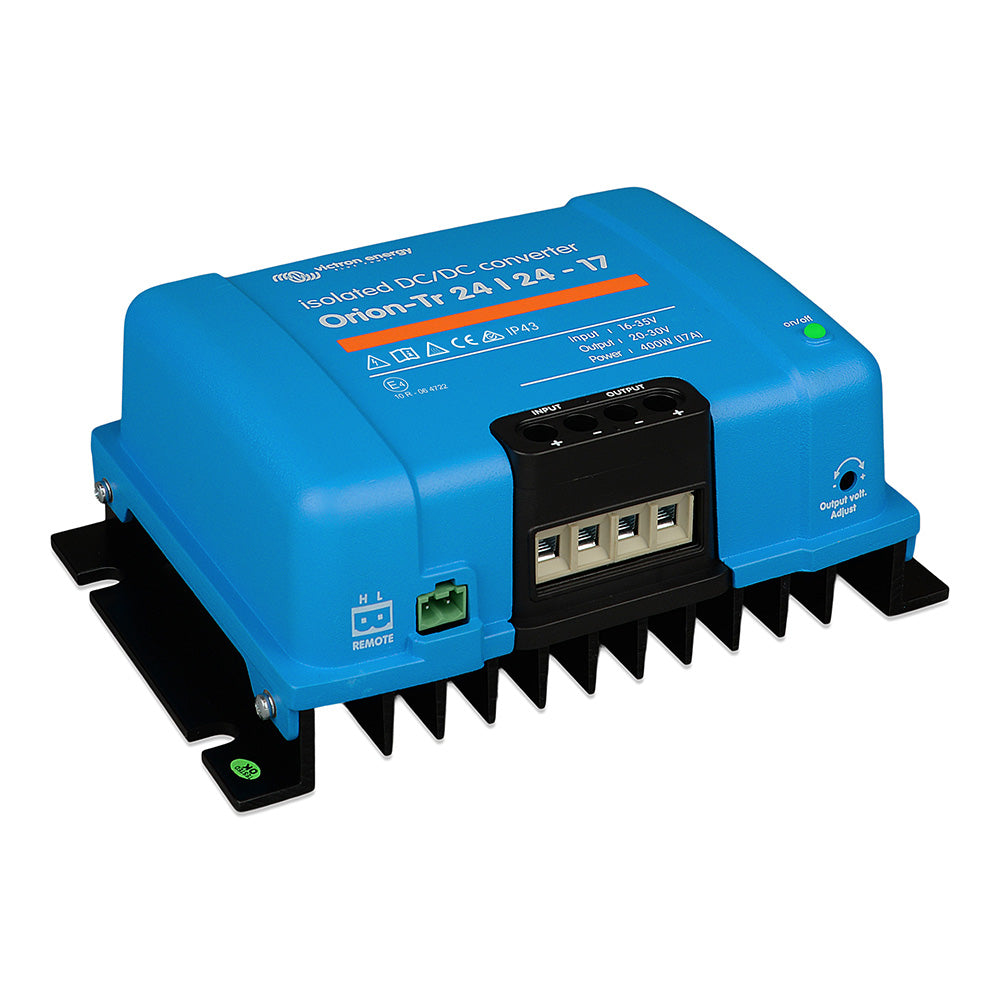 Convertidor CC-CC aislado Victron Orion-TR - 24 VCC a 24 VCC - 400W - 17AMP [ORI242441110]