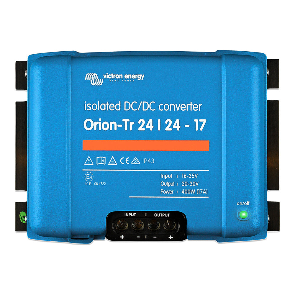 Convertidor CC-CC aislado Victron Orion-TR - 24 VCC a 24 VCC - 400W - 17AMP [ORI242441110]