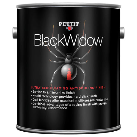 Pettit 1869G Black Widow Racing Finish, Black Gal., 2/case - 1186906 - image 1