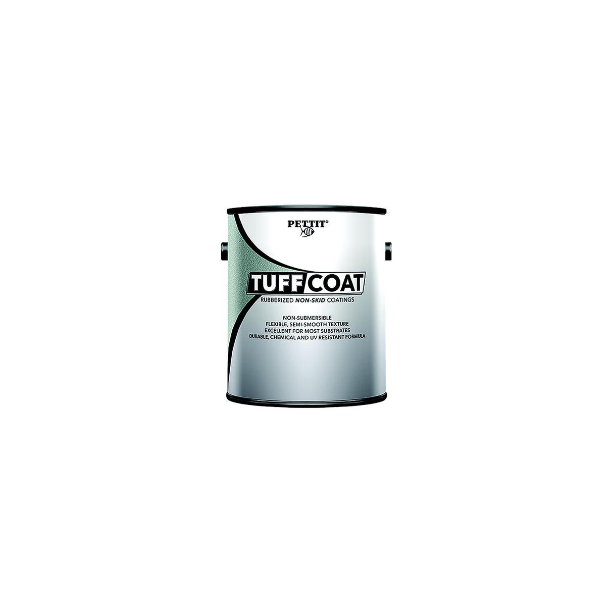 Pettit 3712TCSS5G Tuff Coatâ¢ Rubberized Non-Skid Coating, Semi-Smooth Texture - Non Submersible, Light Gray Gal. - 1371203TCSS