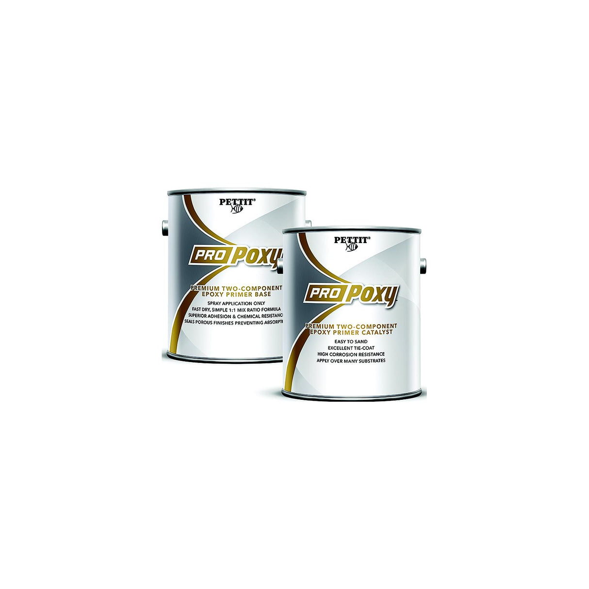 Pettit 451045112GL ProPoxy Primer, Gray, Gal. - 14500/451106