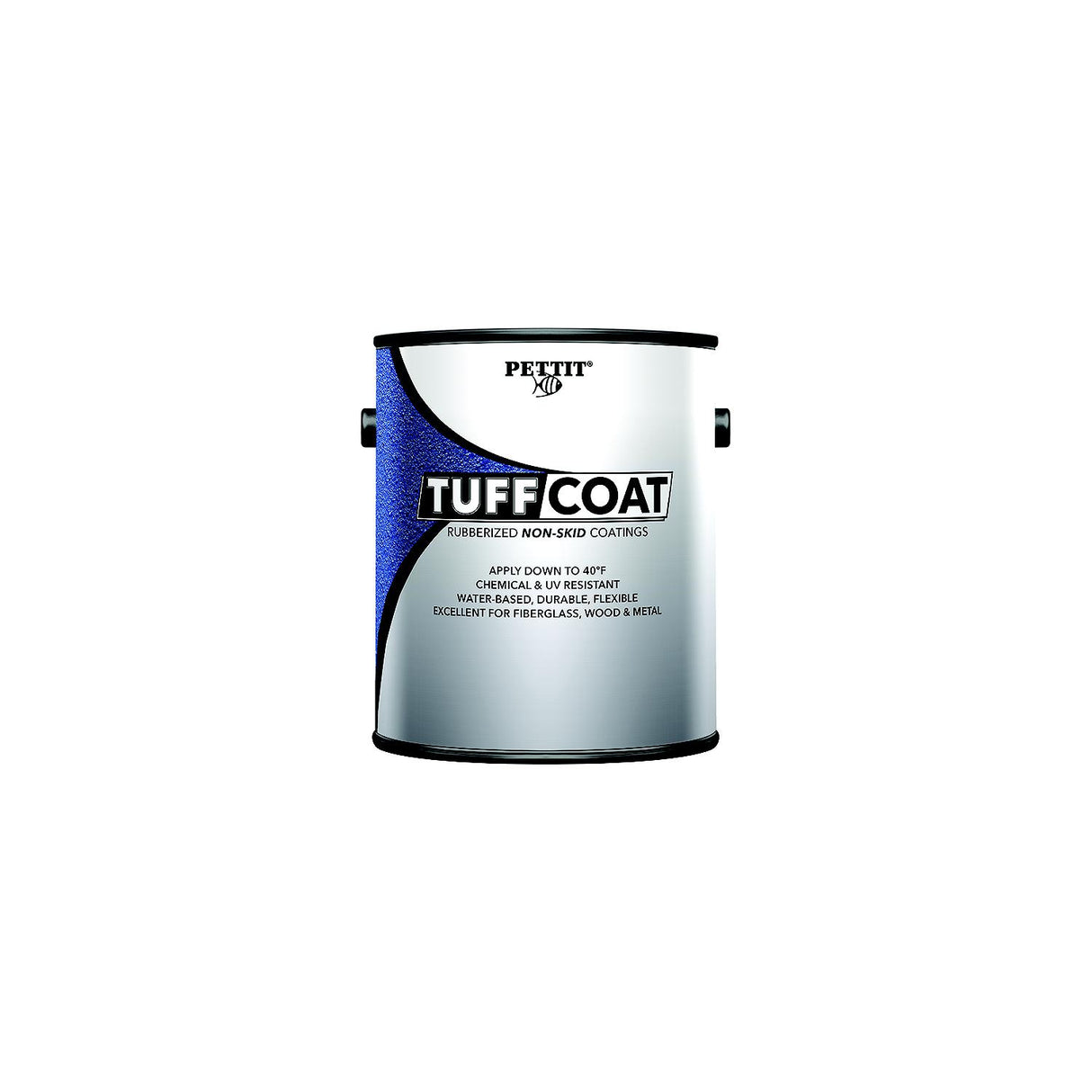 Pettit 3108TC Tuff Coatâ¢ Rubberized Non-Skid Coating, Medium Texture - Submersible, Hatteras Off-White Gal. - 1310806TC