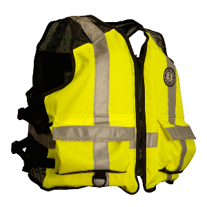 Mustang Survival Mustang High Visibility Industrial Mesh Vest - Fluorescent Yellow/Green/Black - XXL/3XL - MV1254T3-239-XXL/XXXL-216