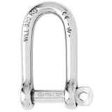Wichard Marine Wicahrd Self-Locking Long D Shackle - Diameter 5mm - 3/16" - 1212W