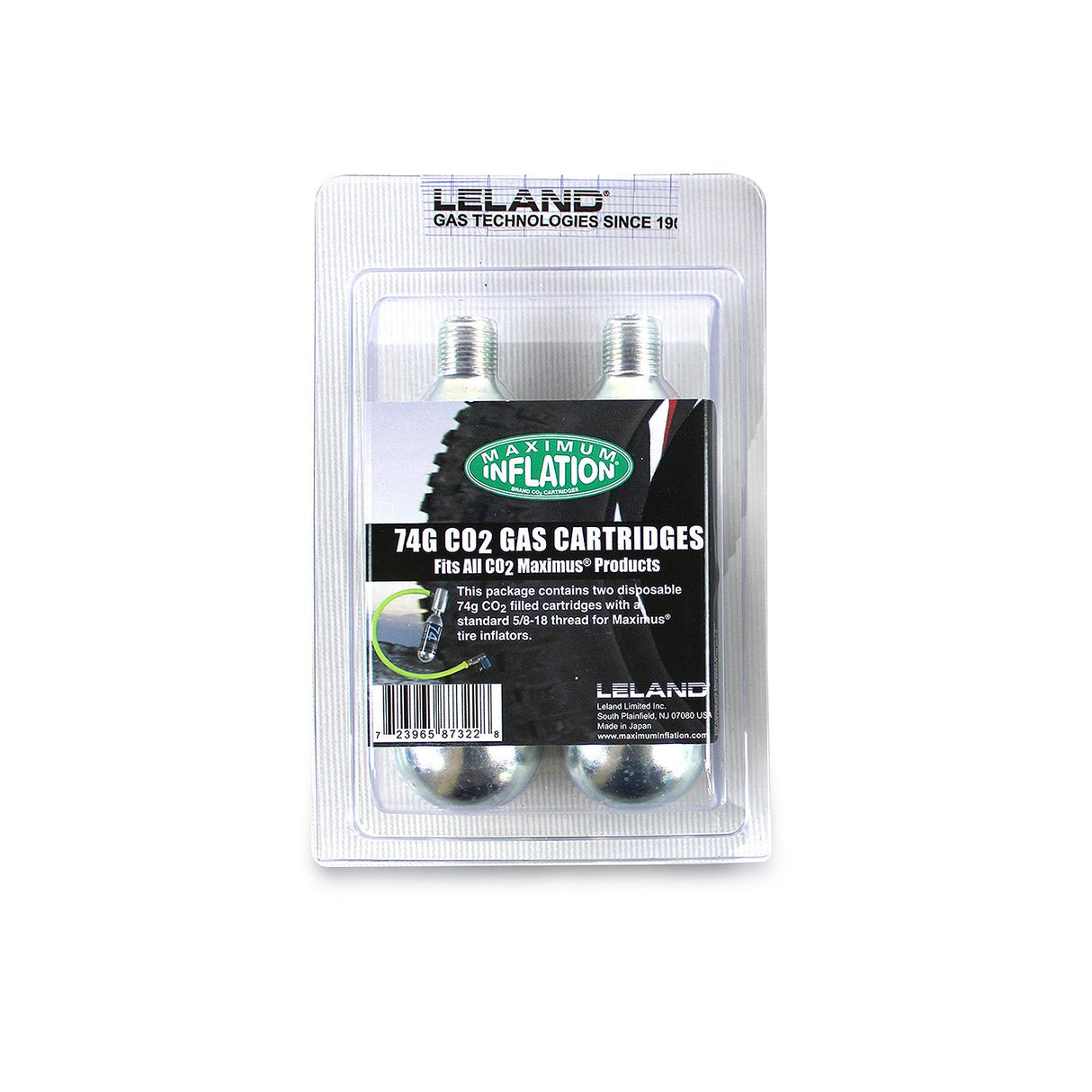 Leland Maximum Inflations Maximus Instant Tire Refill Cartridges *2-Pack [87322] - official Leland product image 5