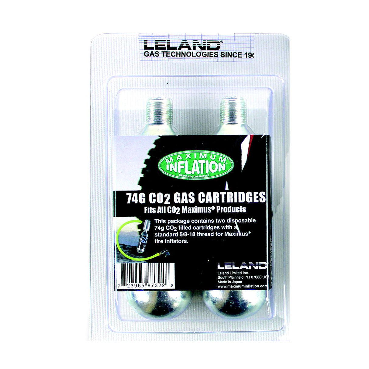 Leland Maximum Inflations Maximus Instant Tire Refill Cartridges *2-Pack [87322] - official Leland product image 4