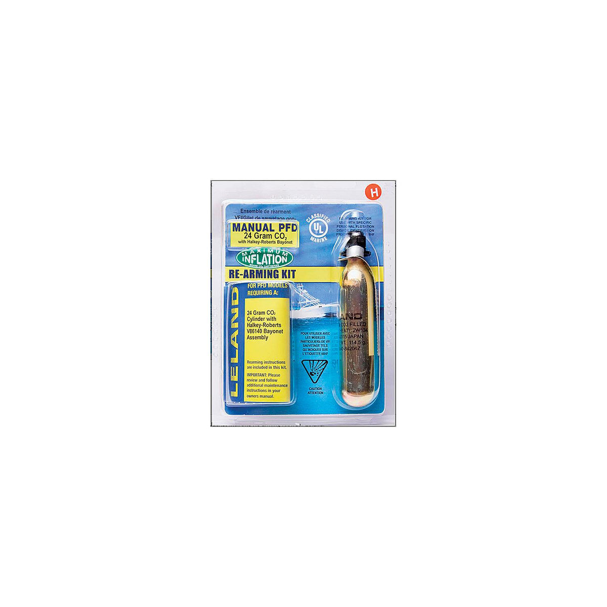 Leland Maximum Inflation Re-Arm Kit H 24G Manual Bayonet [V86160-84204Z] - official Leland product image 2
