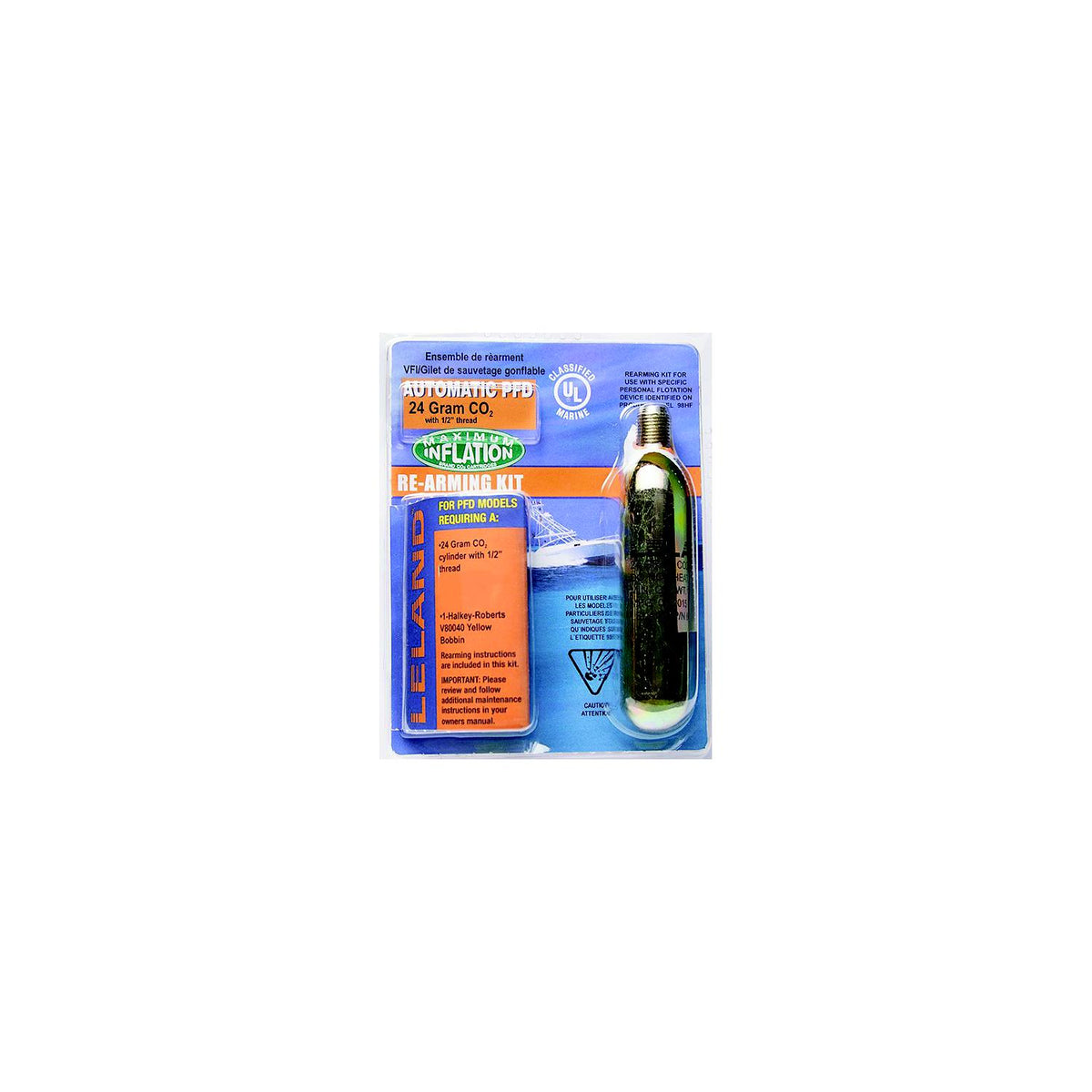 Leland Maximum Inflation Re-Arm Kit O2 25G Auto 1/2" Threads [V95000-84204Z] - official Leland product image 2