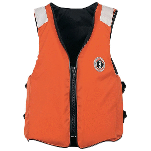 Mustang Survival Mustang Classic Industrial Flotation Vest w/SOLAS Tape - Orange - Large - MV3196T2-2-L-216