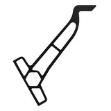 Soporte adaptador de placa Minn Kota Raptor Jack - Estribor - Retroceso de 5" - Elevación de 4" - Negro [1810380]
