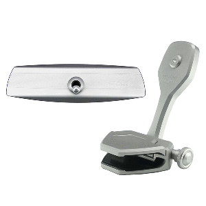 PTM Watersports Mirror/Bracket Kit w/VR-140 Elite Mirror &amp; ZXR-300 (Silver) - P12848-1300TEBCL