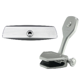 PTM Watersports Mirror/Bracket Kit w/VR-140 Elite Mirror &amp; ZXR-300 (Silver) - P12848-1300TEBCL