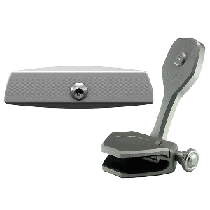 PTM Watersports Mirror/Bracket Kit w/VR-140 Elite Mirror &amp; ZXR-300 (Titanium Grey) - P12848-1300TEBGR