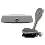 PTM Watersports Mirror/Bracket Kit w/VR-140 Elite Mirror &amp; ZXR-300 (Titanium Grey) - P12848-1300TEBGR
