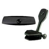 PTM Watersports Mirror/Bracket Kit w/VR-140 Elite Mirror &amp; ZXR-300 (Black) - P12848-1300TEBBK