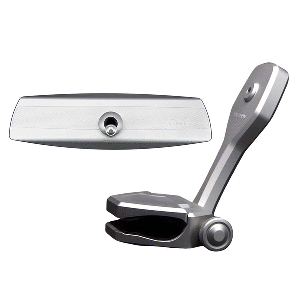 PTM Watersports Mirror/Bracket Kit w/VR-140 Elite Mirror &amp; ZXR-320 (Silver) - P12848-1320TEBCL