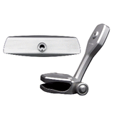 PTM Watersports Mirror/Bracket Kit w/VR-140 Elite Mirror &amp; ZXR-320 (Silver) - P12848-1320TEBCL
