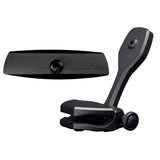 PTM Watersports Mirror/Bracket Kit w/VR-140 Elite Mirror ZXR-361 (Black) [P12848-1361TEBBK]