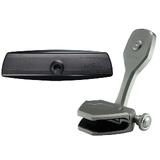 PTM Watersports Mirror/Bracket Kit w/VR-140 PRO Mirror &amp; ZXR-300 (Titanium Grey) - P12848-2300TEBGR