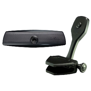 PTM Watersports Mirror/Bracket Kit w/VR-140 PRO Mirror &amp; ZXR-300 (Black) - P12848-2300TEBBK