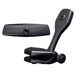 PTM Watersports Mirror/Bracket Kit w/VR-140 PRO Mirror &amp; ZXR-361 (Black) - P12848-2361TEBBK