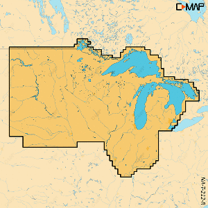 C-MAP REVEAL&trade; X - U.S. Lakes North Central - M-NA-T-212-R-MS