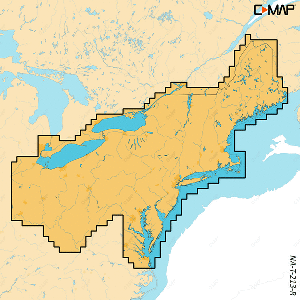 C-MAP REVEAL&trade; X - U.S. Lakes North East - M-NA-T-213-R-MS