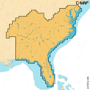 C-MAP REVEAL&trade; X - U.S. Lakes South East - M-NA-T-214-R-MS