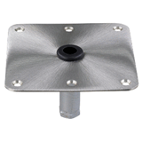 Springfield Marine Springfield KingPin&trade; 7" x 7" Stainless Steel Square Base (Threaded) - 1630001