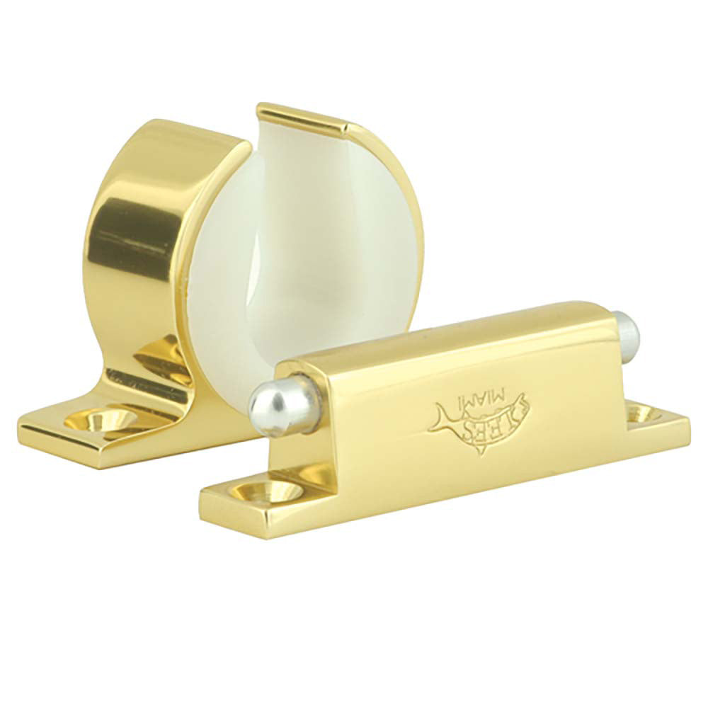 Colgador para caña/carrete Lees Penn INTL 80VISW - Oro brillante [MC0075-1084]
