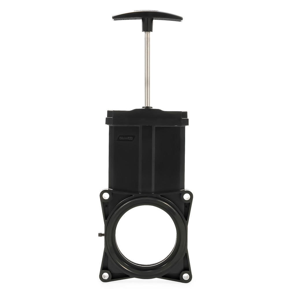 Camco Válvula de desagüe RV de 3" con mango de plástico [39513]