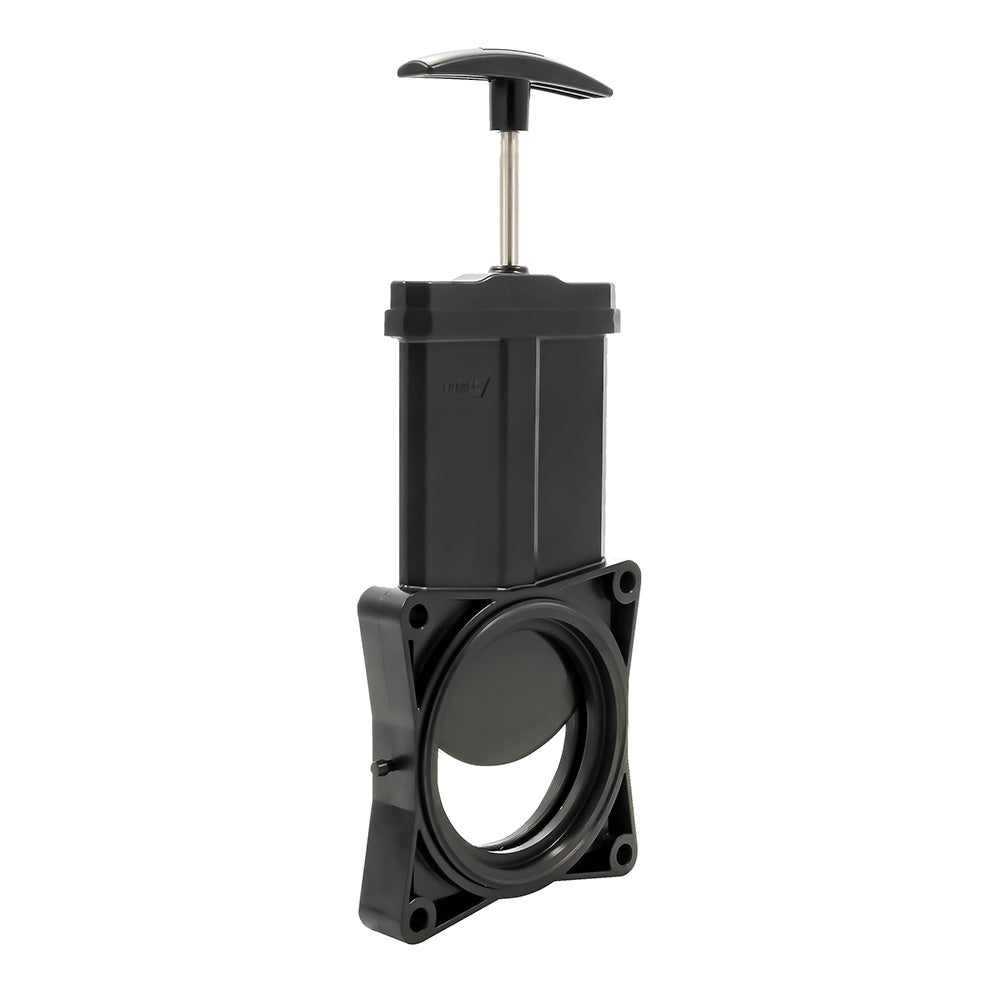 Camco Válvula de desagüe RV de 3" con mango de plástico [39513]