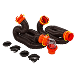 Camco RhinoFLEX 20' Sewer Hose Kit w/4 In 1 Elbow Caps - 39741