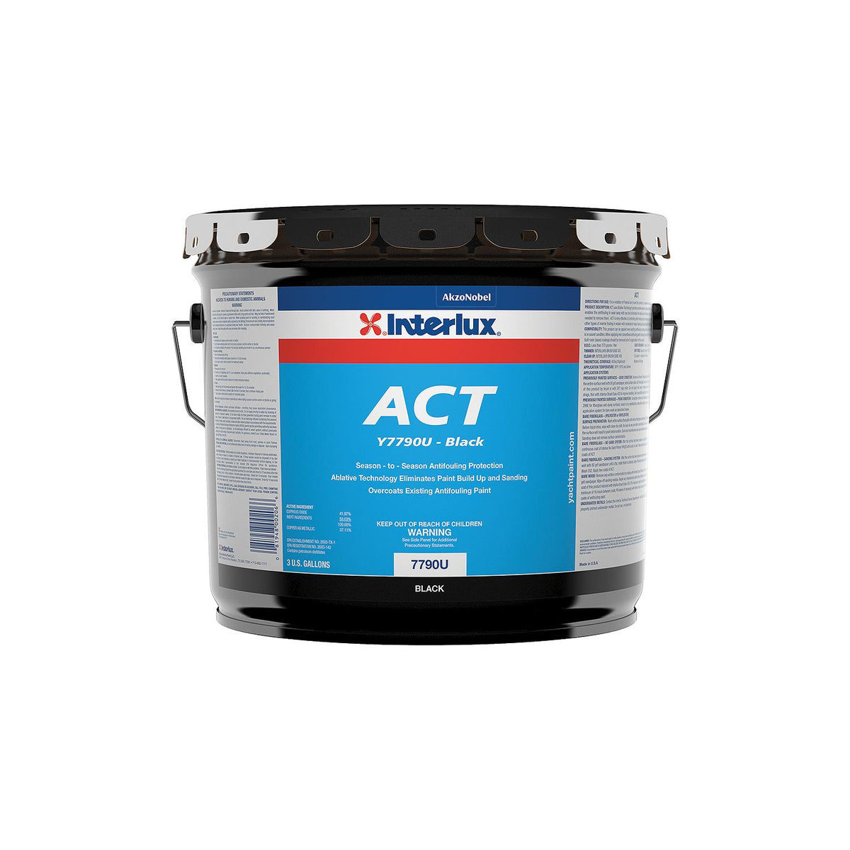 Interlux 7790U3G Act, Black, 3-Gal Pail - Y7790U/3 - official Interlux product image 4