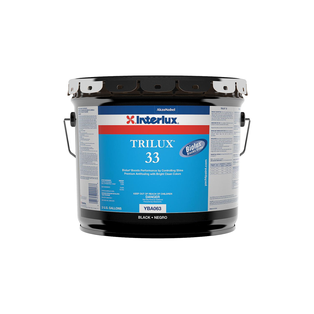 Interlux YBA0603 Trilux 33â¢, Blue, 3-Gal. - YBA060/3