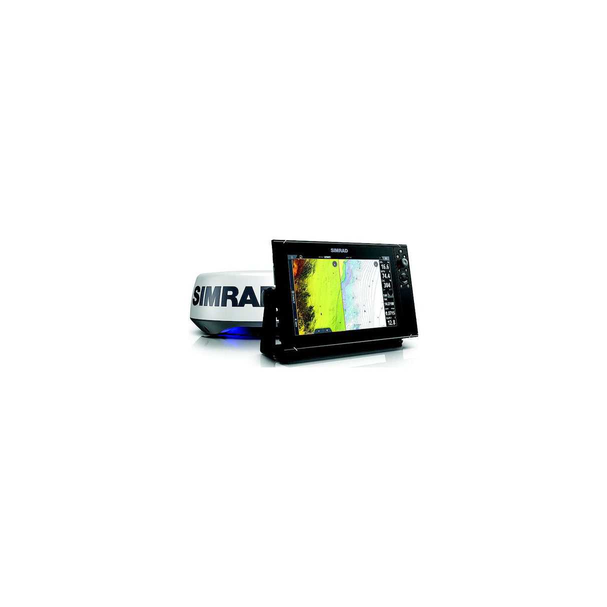 SIMRAD 00015555002 Nss Evo3S Multifunction Display (MFD), 12" w/C-MAP® US & HALO 20+ Radar - 000-15555-002