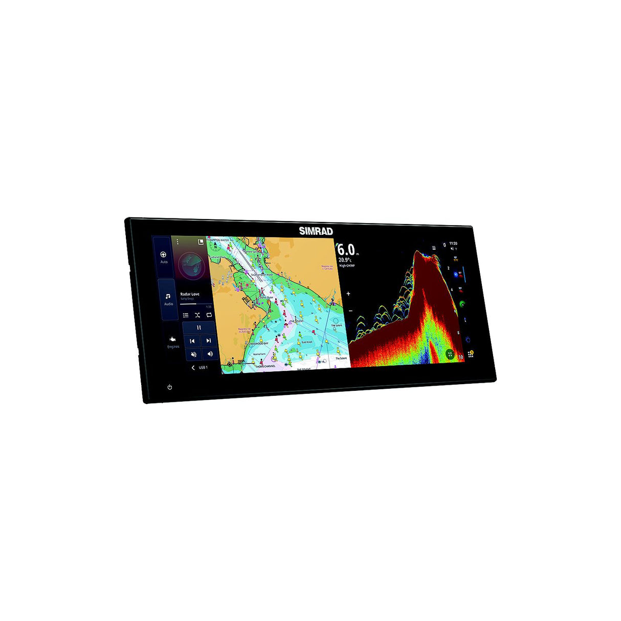 SIMRAD Simard 00016213001 NSXâ¢ Ultrawide Smart Chartplotter & Fishfinder, NSX 3015UW w/Active Imaging 3-in-1, 15" - 000-16213-001