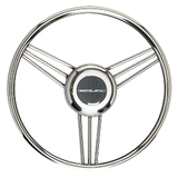 Uflex USA Uflex V27 13.8" Steering Wheel - Stainless Steel Grip &amp; Spokes