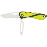 Wichard Marine Wichard Offshore Knife - Serrated Blade - Shackler/Spike - Fluorescent - 10122W