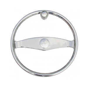 Schmitt Marine - Ongaro Wheel - 15.5" w/Knob for 3/4" Teleflex Tapered Shaft - 50003