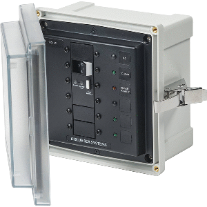 Blue Sea Systems Blue Sea 3121 - SMS Panel Enclosure w/ELCI (16A) &amp; 3 Blanks - 230V AC