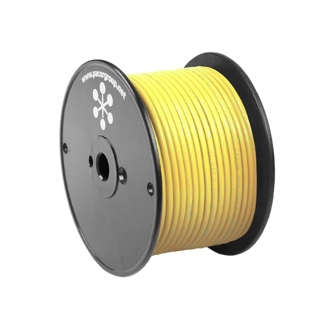 Cable primario amarillo Pacer de 18 AWG - 100 [WUL18YL-100]