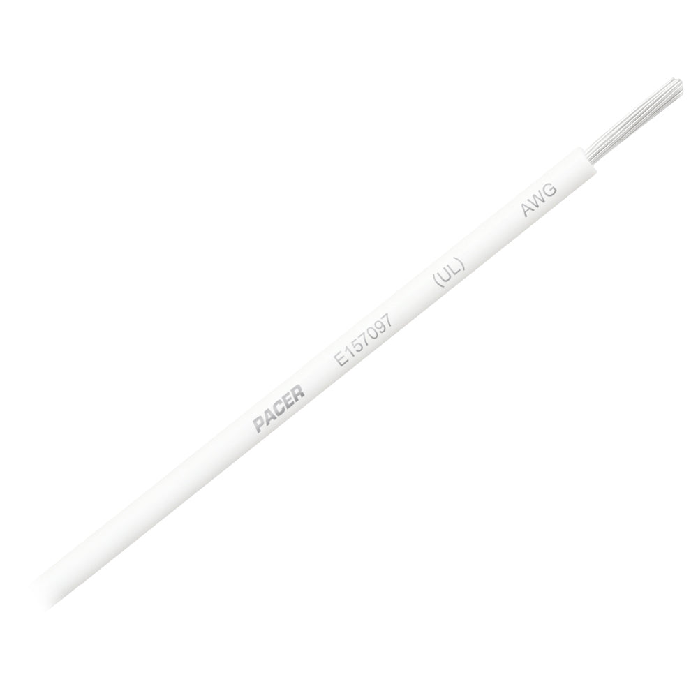 Cable primario Pacer blanco de 16 AWG - 25 [WUL16WH-25]