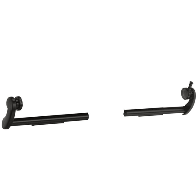 Atwood Mobile Dometic 9800018401U 18" Extension Bars Tall Wall Brackets, Black - 9108785887 - image 1