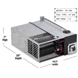Atwood Mobile Dometic 9610008168 Medium 30K BTU Doorless Furnace, LP Gas - image 2
