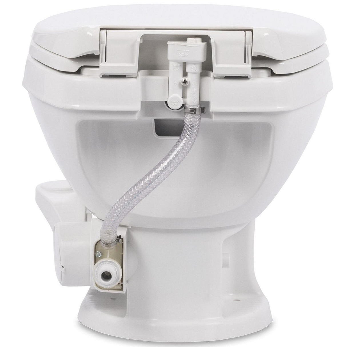 Atwood Mobile Dometic 9610008278 401 Gravity Flush Toilet, White Standard Height - image 1