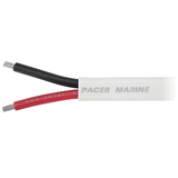 Pacer 16/2 AWG Duplex Cable - Flat Cable - Red/Black - 500' - W16/2DC-500