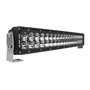 Black Oak LED Black Oak Pro Series 3.0 Curved Double Row 20" LED Light Bar - Combo Optics - Black Housing - 20CC-D5OS