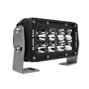 Black Oak LED Black Oak Pro Series 3.0 Double Row 4" LED Light Bar - Spot Optics - Black Housing - 4S-D5OS